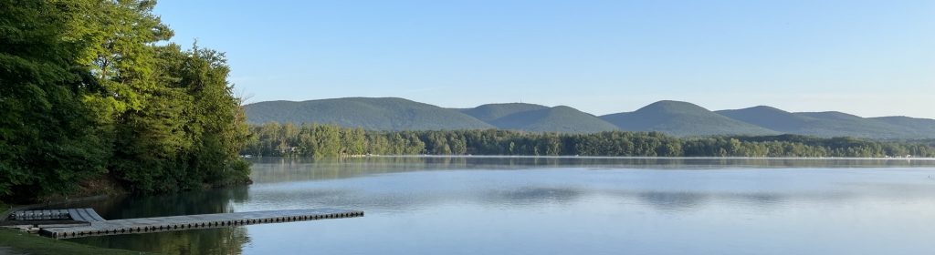 Lake Onota, the beautiful water we row on.